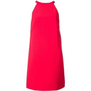 Nwt $1675 Miu Miu Red Sleeveless Dress With Bows